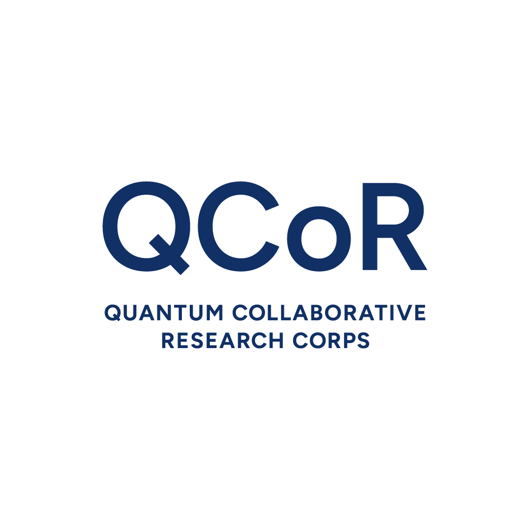 QCoR Logo Text Navy