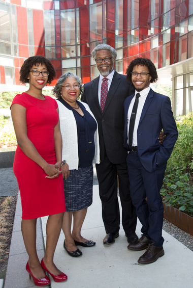 Delilah Gates, Dianna Abney, Jim and Sylvester Gates