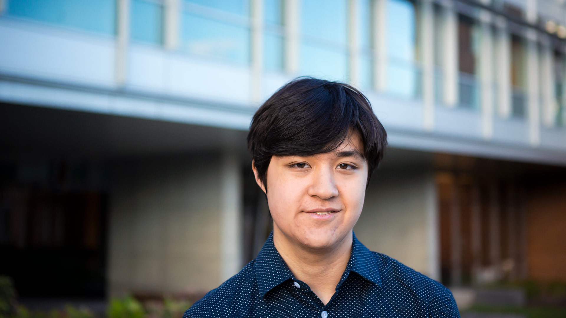 Jeremy Shuler, 16, enrolled to study for a doctoral degree in theoretical physics this year after becoming Cornell University's youngest-ever graduate this spring. (Photo by Stephanie S. Cordle)