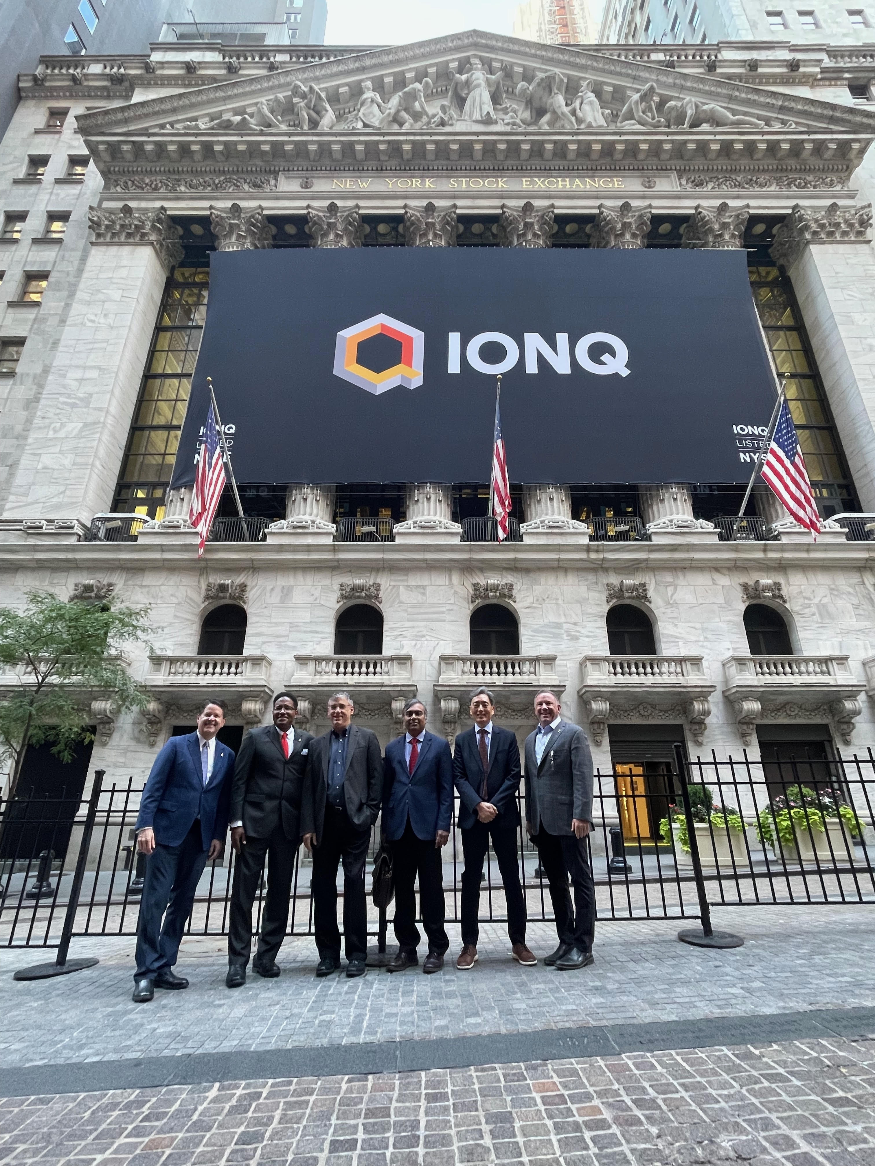 IonQ debuts on the NYSE, 10/1/21.