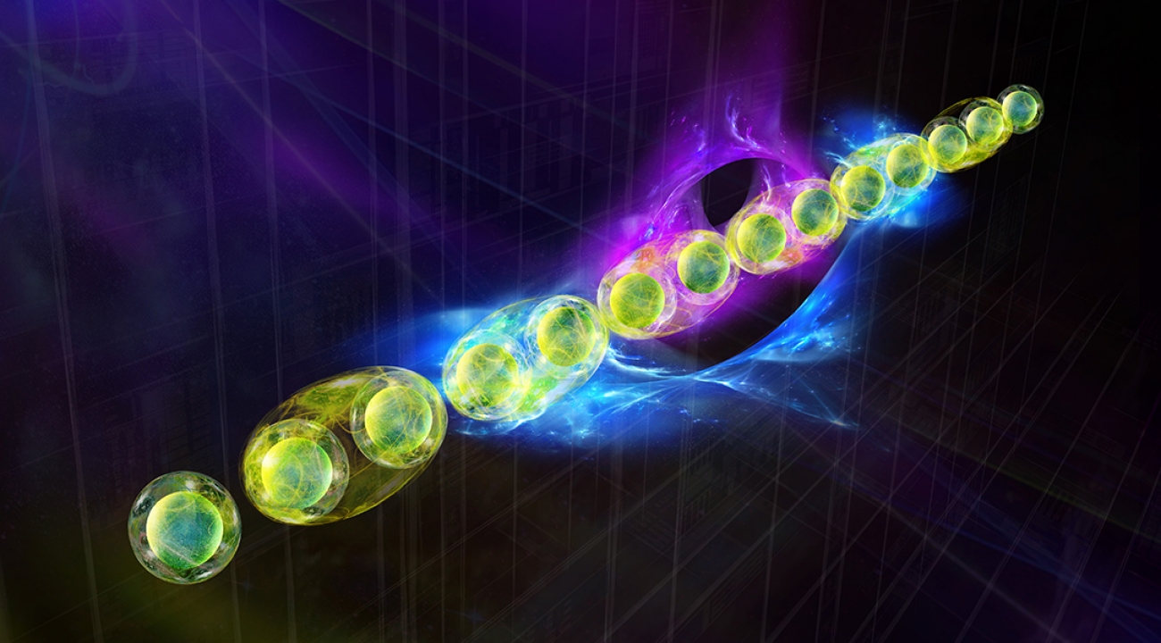 Topological phases of matter are a particularly fascinating class of quantum states. (Credit: Harald Ritsch/IQOQI Innsbruck)