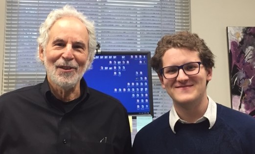 Rick Greene and advisee Nick Poniatowski (B.S., '20)